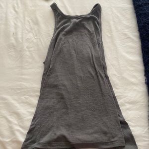 Free People grey halter tank top